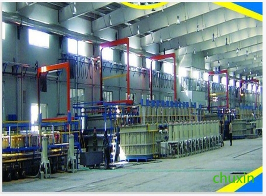 Wysoce wydajna linia produkcyjna elektroplatacji z kontrolą zużycia przez PLC