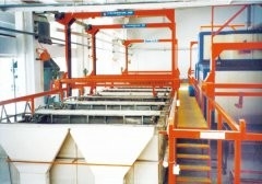 Automatyczna linia do wytrawiania i fosforanowania dla rowerów